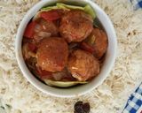 A picture of step 8 of Leftover Bread Manchurian.