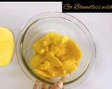 A picture of step 1 of Mango Icecream.