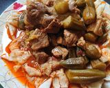 صورة لخطوة 5 من وصفة بامية باللحمة 🍖 ثرود بالطريقة الديرية 😋