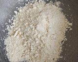 A picture of step 1 of Kesariya Katli (Kaju katli).
