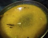 A picture of step 3 of Basanti pulao.