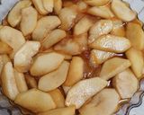 Karamellás fordított almatorta recept fázis 4 fotója
