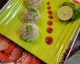 A picture of step 12 of Rice kadamb flowers.