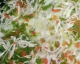 A picture of step 3 of Chicken veg filling.