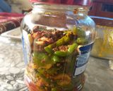 A picture of step 2 of Green chilli garlic carrot achar.