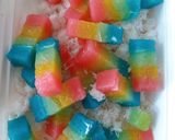 Foto langkah ke 4 dari resep Ongol-Ongol Singkong Pelangi.