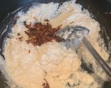 A picture of step 4 of Taiwanese Style Turnip Cake - vegan/gluten free.
