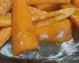 Foto del paso 1 de la receta: Palitos veganos de Mandioca y zanahoria en la freidora de aire