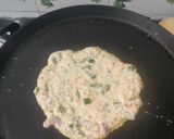 A picture of step 5 of Pizza pancake.