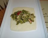 Foto del paso 9 de la receta Abanico de lonchas rellenas de brócoli y surimi