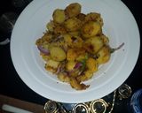 A picture of step 3 of Parpesun kaza da gasheshen dankali.