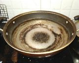 A picture of step 3 of Suji Kakara Pitha.