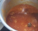 A picture of step 8 of Nagpur special famous dish spicy homemade saoji masala mutton.