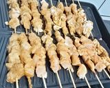 Foto langkah ke 5 dari resep Sate ayam bumbu kacang.