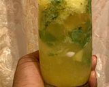 A picture of step 1 of Orange mojito my style.