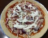 Foto del paso 1 de la receta: Pizza a la carbonara con cebolla morada