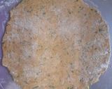 A picture of step 4 of Kaddu paratha(pumpkin).