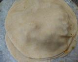 A picture of step 6 of Three layered Matar Mushroom Paratha.