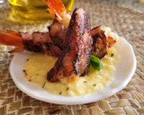 Foto del paso 6 de la receta: Gambas envueltas sobre dip de Mango