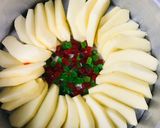 A picture of step 1 of Upside down apple cake.