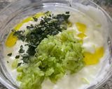 A picture of step 5 of Talattouri (Cypriot-Style Tzatziki).