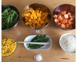 Foto langkah ke 1 dari resep Bubur Manado.