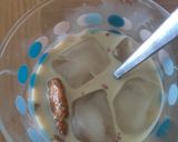 A picture of step 4 of Dalgona candy.