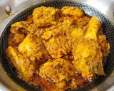 A picture of step 7 of Methi Chicken.