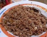 Foto langkah ke 5 dari resep Sego kucing/Sego Megono/Nasi bumbu.