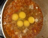 A picture of step 3 of Hyderabadi Khageena.