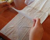 A picture of step 9 of Galaktoboureko Rolls.
