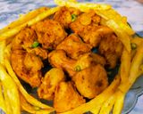 A picture of step 8 of Chicken pakora with french fries 🍗🍟.