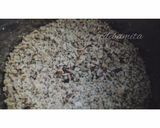 A picture of step 2 of Bajra Chura.