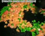 A picture of step 3 of Pizza Naan.