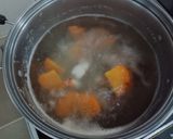 Hình bước làm 2 của món Canh cải thảo nấu tôm