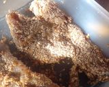 Foto del paso 3 de la receta: Milanesa de Pavo rebozada en Germen y Sésamo con Wasabi