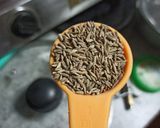 A picture of step 5 of Jeera Rice.