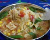 A picture of step 13 of Tomato soup with noodles and chicken ♥️.