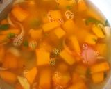 A picture of step 2 of Pumpkin Soup.