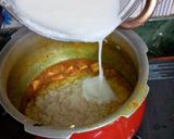 A picture of step 3 of Paneer biryani rice 🍚 😋.