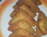 A picture of step 5 of Potato triangles.