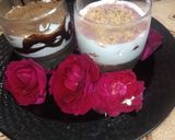 A picture of step 6 of Blueberry Cheesecake and Chocolate Cheesecake.
