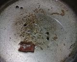A picture of step 2 of Matar Pulao.