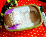 Ice Cream Homemade Coklat Vanila & Ubi Ungu langkah memasak 23 foto