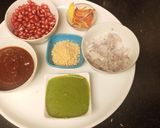 A picture of step 3 of Ragda Pattice Chaat.