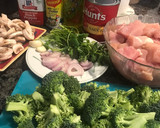 Foto del paso 1 de la receta: Pechugas guisadas con hongos y brócoli