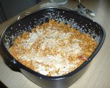 Tepsis rakott zöldbab házi konzervból air fryerben sütve recept fázis 8 fotója