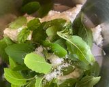 A picture of step 3 of Herb Crostini for light lunch.