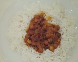 A picture of step 4 of Kaale channe with gravy.