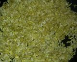 A picture of step 2 of Chura ka bhunja.